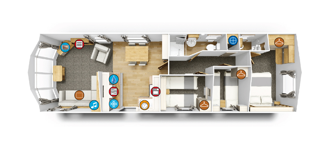 Willerby Winchester Floorplan